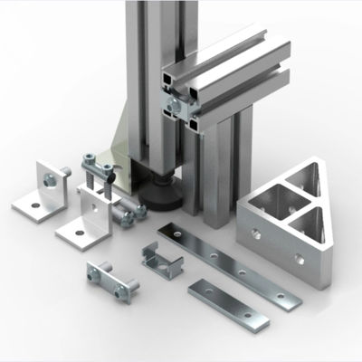T-Slot Aluminum Profile with Customized Dimensions for Industrial Building Frame