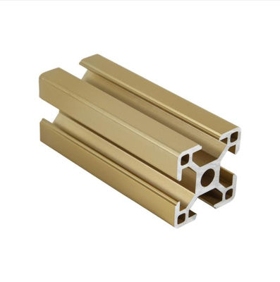 Industrial Grade T-Slot Aluminum Profile with 40*40mm Customized Dimension and Anodized Surface