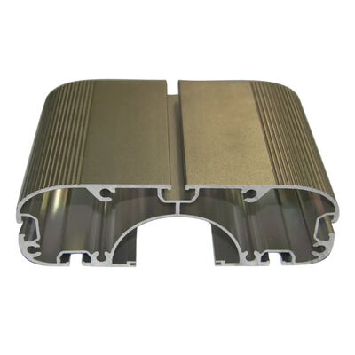 Custom Industrial Extruded Full Surface Anodized AA25 Aluminium CNC Profile