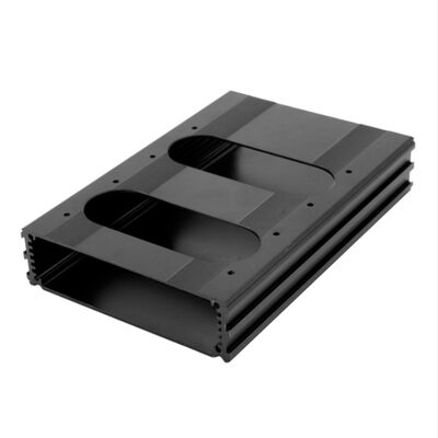 Aluminum Enclosure Housing Extrusion Black Anodized 6082 Al Profile