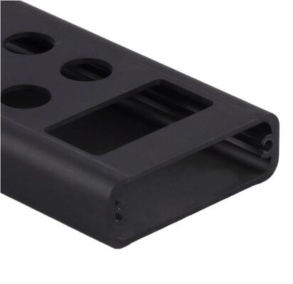 Aluminum Enclosure Housing Extrusion Black Anodized 6082 Al Profile