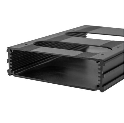 Aluminum Enclosure Housing Extrusion Black Anodized 6082 Al Profile