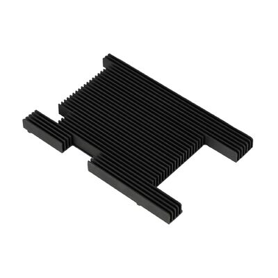 6063 6061 Customized CNC Machining Aluminum Extrusion Profile of Embedded Box