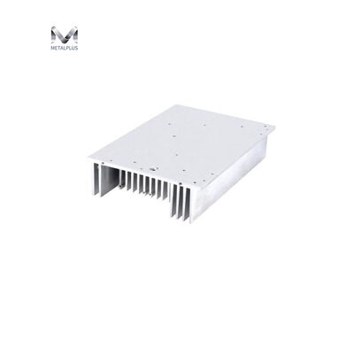 OEM Champagne / Light Bronze / Silvery Anodized Industrial Aluminum Enclosure Extrusion Profile