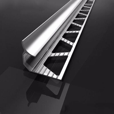 Blushing Sandblasting Anodized LED Lighting Display Aluminum Extruded Profile