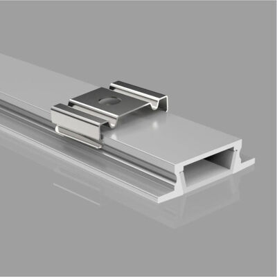 OEM Aluminum LED Lighting Channel Extrusion Profile with Punching Processing