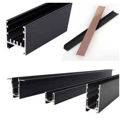6063 T5 Aluminium Decking LED Frame Extrusion Channel Profile with Ral Color