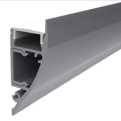 Aluminum Fitting Strip Extrusion Channel Profile for Wall Flooring LED Skirting
