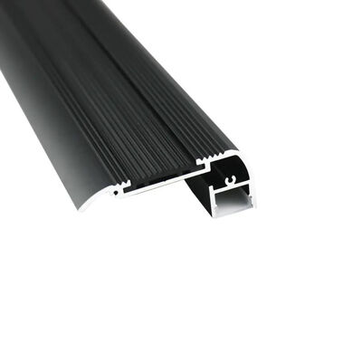 Stair Step LED Strip Aluminium Anodized Channel Extruded Profile