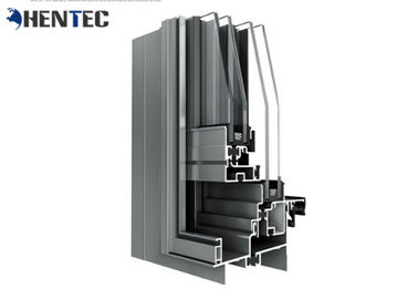 Thermal Break Performance Aluminum Window Frame Extrusions With Powder Coated