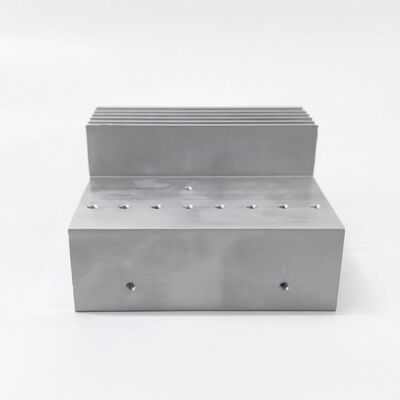 High Density Skived Fin Heat Exchanger Aluminum Heat Sink Enclosure