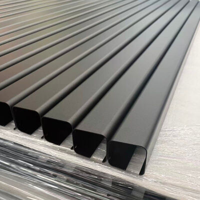 6063-T5 Aluminum U Channel Profile Automotive Trunk Aluminum Extrusion