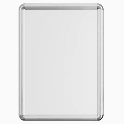 A4 Black Aluminium Snap Frame Wall Mounted Advertising Poster Frame