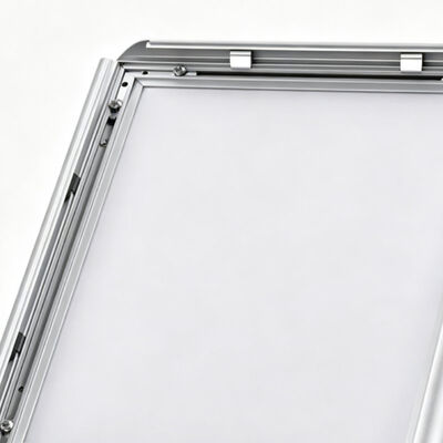 Matt Silver Anodized Aluminum Snap Open Poster Photo Frame Aluminum Display Frame