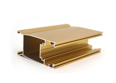 Champagne / Light Bronze Aluminium Extruded Profiles Elevator Frame 6063 6061 Mill Finished