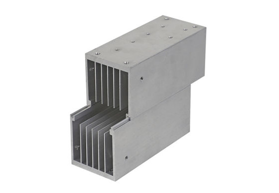 Grey Anodized 6063 Alloy Extruded Aluminum Heatsink