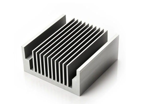 6061 Aluminum Heatsink Extrusion Profiles For Water Cooler / Electric Radiator / Automatic Industry