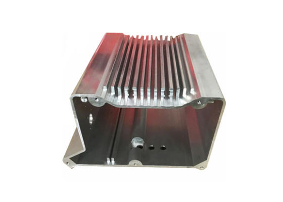 Customized High Power Led Light 6005 T66 Aluminium Extrusion Heat Sink Profiles