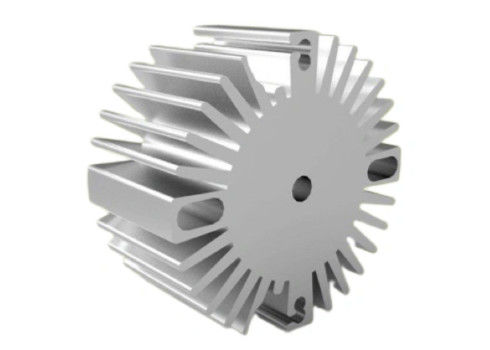 Sunflower Standard Led Light Anodized T5 Aluminum Heatsink Extrusion Profiles