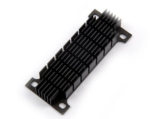 Black Anodized 6005 T6 Heatsink Extrusion Profiles