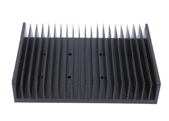 6063 Aluminium Heatsink Extrusion Anodized Cnc Machining Inverter