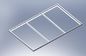 Custome 60 × 35mm Solar Panel Aluminium Frame Electrophoresis Aluminum Extrusion Profiles