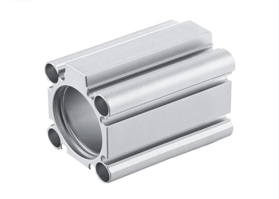 Powder Spray Industrial Aluminum Profile T66 DIN Anodized For Pneumatic Cylinder