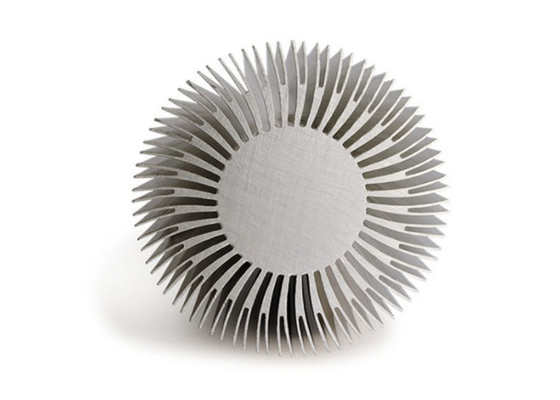 Electrophoretic Radiator Aluminum Heatsink Extrusion Profiles Sand Blasting