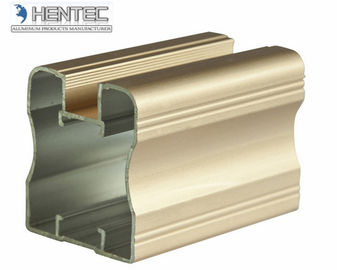 Bronze Anodized Aluminum Window Extrusin Profiles , With Finished Mchining