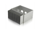 6060 Alloy Aluminum Heatsink Extrusion Profile / Aluminium Enclosure for Power Supply Case