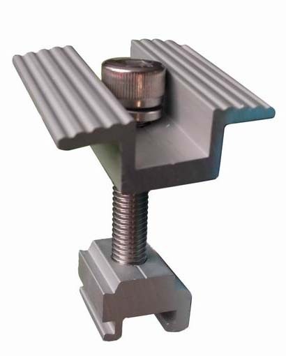 Mid Clamp Solar Roof Mounting Systems Accessories Alloy 6005 - T5