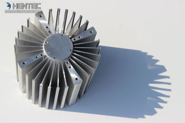 6060 6061 Aluminum Heatsink Extrusion Profiles Punching Machines ROHS / SGS