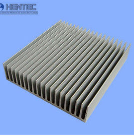 Aluminum Industrial Porifle Heat Sink Extrusion Profiles Sand Blasted