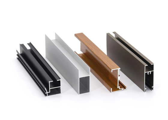 6063 T5 Aluminium Window Extrusion Profiles Mill Finished Anti Scratch