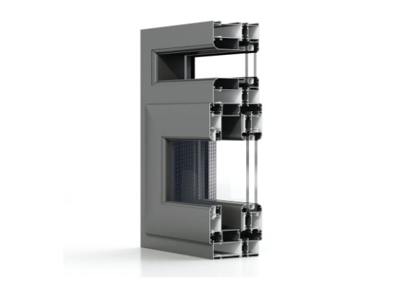 Anodized Aluminium Window Extrusions Profiles With Terminal Strip