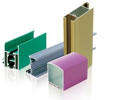 Golden Aluminum Window Extrusion Profiles