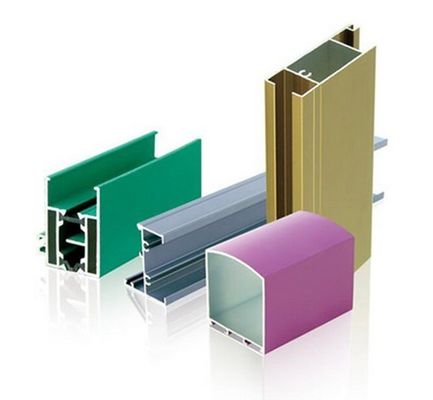 Powder Painted 6061 Aluminum Window Extrusion Profiles