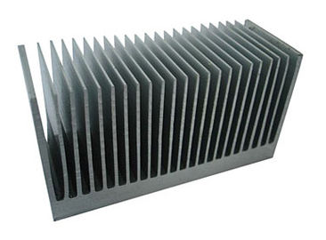 Industrial Aluminum Heatsink Extrusion Profiles , with drill ,cutting ,tapping