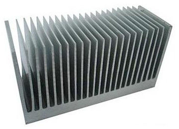 Fluorocarbon Powder Spray Coated Aluminum Extrusion Heatsink For Aluminum Radiator
