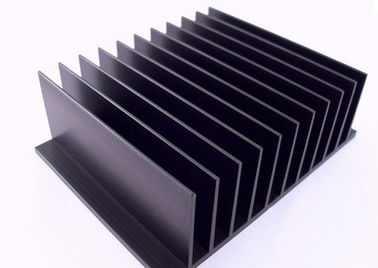 6005 , 6060 Anodized Aluminum Heatsink Extrusion Profiles For Medical Equipment / CPU Cooler