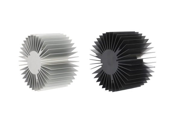 ISO9001 Aluminum Heatsink Extrusion Profiles Polishing For Fast Heat Dissipation