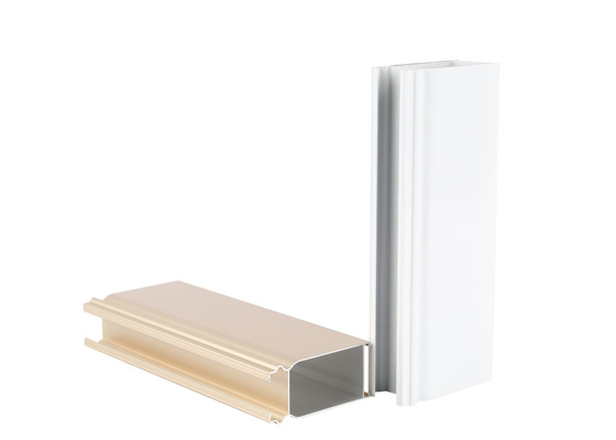 Electrophoresis Aluminium Window Extrusion Profiles 6063-T5 With Finished Machining