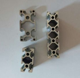Silvery Anodized Industrial Aluminium Profile , Aluminium Alloy 6063 Extrusion