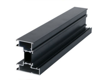 Black Anodized Aluminum Extrusion Profile For Elevator / Window / Door