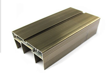 Champagne / Light Bronze 6063 6061 Aluminum Elevator Frame Profile Mill Finished