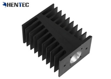 Black Color Anodized Industrial Aluminium Profiles Customized Aluminum Heat Sink