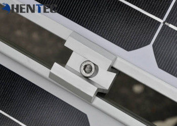 PV Mid Clamp Solar Panel Roof Mounting Systems 6063- T5 / 6060- T5 / 6082- T6