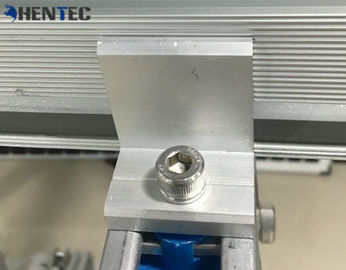 Mill Finished / Anodized Solar End Clamp Solar Mounting Systems Customized Dimensions
