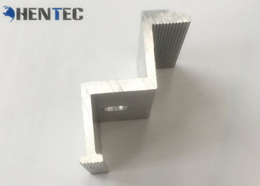 PV End Clamp Extruded Aluminum Profiles Solar Roof Mounting Systems 6063-T5 / 6060-T5