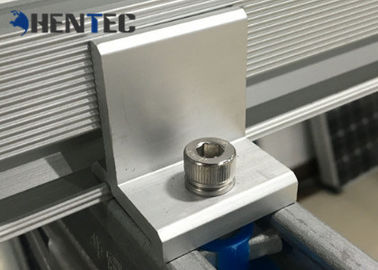 Aluminum End Clamp Solar Roof Mounting Systems / Solar Panel Roof Mounts
